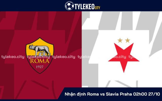Nhận Định Roma vs Slavia Praha 02h00 Ngày 27/10 - Europa League